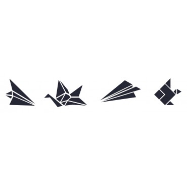 Origami / pochoir grande...
